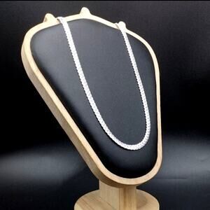 925 Sterling Silver cuban snake Chain Necklace 5mm x 18 in. Anniversary Birthday